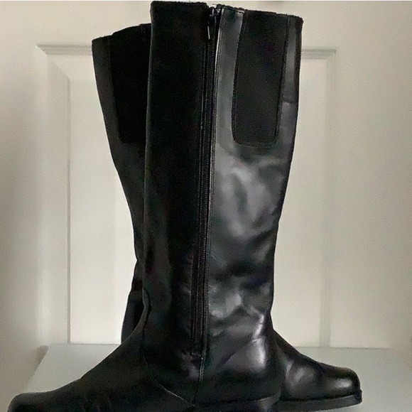 Harvard Santana Leather Fleece Lined Zip Up Boots Size 8 - Picture 5 of 10